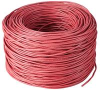 Bobina Cat.5E LANBERG UTP 305M Solid CU FLUKE Rojo