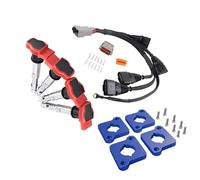 Bobina coche Compatible Con A4 B5 1.8T 1997-2001 1.8T A 2.0T FSI R8 Kit De Arnés De Conversión De Bobina De Encendido Kit CoilPacks(Blue kit)
