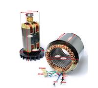 Bobina Corriente generador eléctrico de gasolina Stator Rotor para 13 Ps 3-Phase