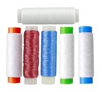 Bobina de 250 m de línea de nailon elástico de 0,2 mm para estabilidad del aparejo de cebo y precisión de fundición mejorada con mínima resistencia al agua (6 piezas)