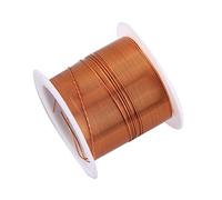 Bobina de alambre magnético de 0.5mmx10m, alambre de bobina magnética esmaltada, bobina de 1 carrete, clasificación de temperatura Natural ampliamente utilizada para transformadores de inductor