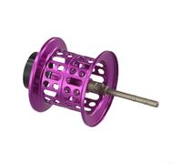 Bobina de aleación de aluminio compatible con DAIWA para Tatula HD 200 SV TW 153 carretes de soporte de expansión de capacidad de línea y afinación de rendimiento (morado)