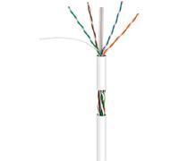 Bobina de cable coaxial U/UTP CU Cat.6a AWG23 LSZH Ø70 ±03 mm blanco (305 m) - NIMO