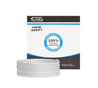 Bobina de Cable de Red UTP Cat6 RJ45 Nanocable 100m Rígido AWG24 100% Cobre
