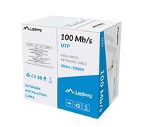 Bobina de Cable LAN Lanberg UTP RJ45 305m CCA AWG24 Gris