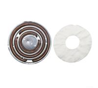 Bobina de calefacción eléctrica para cocinar con transferencia de calor optimizada y características de seguridad para proteger contra la humedad y el uso a largo plazo b+c)