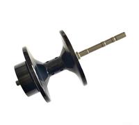 Bobina de carrete de aleación de aluminio para DAIWA 22 y TATULA TW 80, carrete modificado de disparo de largo alcance con cuenco de freno fijo, compatible con YGK 100m/(rojo)