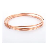 Bobina de cobre, 1 bobina de tubo suave, 2/3/4/6/8/10/12/16/19/0.866 in tubo de aire acondicionado rojo for conservante(5x0.5mm)