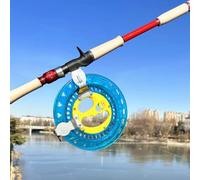 Bobina de cuerda de cometa de 20 cm, rodillos de acero de bajo ruido | Cuerpo de plástico ABS robusto, resistente a caídas, a prueba de agua de mar, resistente al deslumbramiento