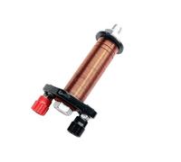 Bobina de demostración electromagnética para laboratorios escolares | Solenoide de cobre de 9 cm con terminales de poste de unión para lecciones de física
