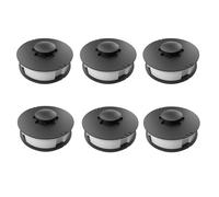 Bobina de desbrozadora | compatible con desbrozadora Ferrex F-ERT 450-2 | F-ERT 450-1 | Juego de bobinas de repuesto de doble hilo 6 piezas