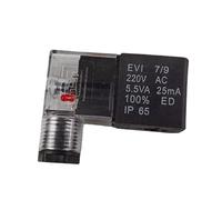 Bobina de electroválvula neumática de 24 V y 220 V (1 unidad) - Caja de conexiones con indicador luminoso(With light AC220V)