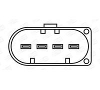 Champion Bobina de encendido BAEA012E apta para Porsche Cayenne y Carrera GT