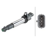 Bobina de encendido cavidad bujía 5DA 358 057-421 HELLA para LADA 110 111 112