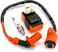 Bobina de encendido CDI, bobina de encendido, sistema de encendido para GY6 50 CC 125 CC 150 CC, bujía Samfox Racing Performance CDI compatible