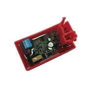 Bobina de Encendido CDI Encendido de Motocicleta con Chip y Interruptor Dip para EX200 de 6 Pines para CC(Rojo)