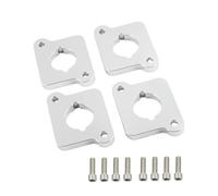 Bobina de encendido Compatible Con A3 S3 8L TT 1.8T A4 S4 B5 Placas Adaptadoras De Paquete De Bobina De Aluminio Billet Para Bobinas De Encendido R8/TFSI(Silver)