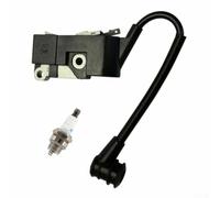 Bobina de encendido compatible con motosierra SX62 SX66 de 62 cc 66 cc, módulo de chispa de metal con junta y pernos para herramientas de jardín MTM Jon Cutter