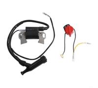 Bobina de Encendido con Interruptor para Motor 8-13 para hp Bobina | Compatible GX240- para gx390, incluye para interruptor, instalación para fácil, repuesto directo, motor gasolina