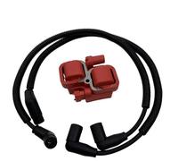 Bobina de encendido de motocicleta compatible con CanAm Outlander Max 500 650 800. Tapa de cable de bujía compatible con SeaDoo 3D GSX GTX RFI RZR XP 900 278001546.(Type Red Set)
