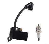 Bobina de encendido de repuesto para 4140-400-1308 41404001307 compatible con Fs38 Fs45 Fs46 Trimmer Brushcutter Leaf Blower Accessory Plastic V-terminal Design Two Pack