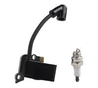 Bobina de encendido de repuesto para 4140-400-1308 41404001307 compatible con Fs38 Fs45 Fs46 Trimmer Brushcutter Bpmr7a V-terminal Design Black 2 Pack