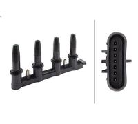 Bobina de encendido HELLA 5DA 358 000-231 OPEL ASTRA J GTC 1.6 2011-2013