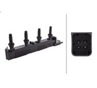 Bobina de encendido HELLA 5DA 358 000-891 para PEUGEOT 406 (8B) 2 2000-2004