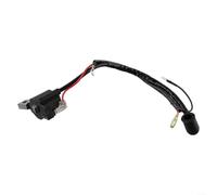 Bobina de encendido para cortacésped de motosierra cortadora de cepillo de motor de 4 piezas, pieza de repuesto de módulo de chispa de 2 cables, componente eléctrico de herramienta eléctrica de jardín