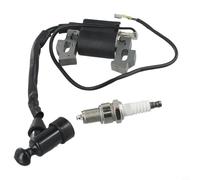 Bobina de encendido para Honda Gxv120 Gxv140 Gxv160 compatible con cortacésped Hru196 Hru216 5.5 para motor para hp Pieza de repuesto reemplaza 30500-ze7-033 Construcción de metal y plástico de alto