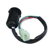 bobina de encendido scooter Para 50cc-250cc ATV Dirt Bike Scooter EV Interruptor De Encendido Universal Motocicleta Con 2 Llaves, Bloqueo Arranque 4 Cables(3-Pin Plug)