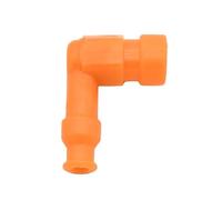 Bobina De Encendido Sistema Bujía De Goma Con Tapa De Alta Presión Para Motocicleta Todoterreno Motocross Scooter Universal Modificada(Naranja)