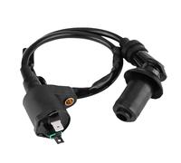 Bobina de encendido Sunicon, bujía de electrodo de bobina de encendido de carreras de alto rendimiento para ciclomotor 50cci 125cci 150cci Gy6 ATV Go Kart (noir)