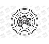 Bobina de encendido Versión de conexión diente de sierra ZS307 BorgWarner (BERU)