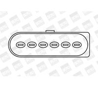 Bobina de encendido Versión de conexión diente de sierra ZSE029 para VW SKODA