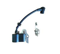 Bobina de encendido y bujía compatibles con motosierra Champion 138. Número de pieza del módulo: 9288-310001.(With Spark Plug)
