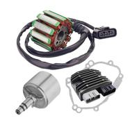 Bobina de estator con Volante de estator y rectificador regulador y Junta de generador Compatible con R1 R1S FZ1S FZ1N FZ8S FZ8N Naked 2004-2015
