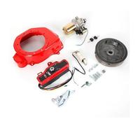 Bobina De Estator Magnético para Motocicleta para GX160 GX200 5.5HP 6.5HP Cubierta del Ventilador De La Bobina Shourd Kit De Encendido del Motor De Arranque Eléctrico Volante Interruptor Llave