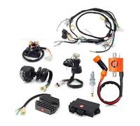Bobina De Estator Magnético para Motocicleta para Yam&aha para Warrior YFM 350 X Arnés De Cableado Bobina De Encendido Interruptor De Manillar Izquierdo Encendedor CDI Relé Rectificador Kit