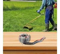 Bobina de estator para llave inglesa de 180 mm, diámetro interior de 26,5 mm, diámetro exterior de 48 mm, accesorio de herramienta eléctrica de metal amarillo compatible con electricidad