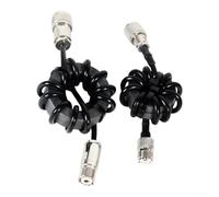 Bobina de estrangulador de onda corta 1.8-30MHz HF Radio, 1:1 Tipo actual Balun con M macho a M conector hembra, EM-25 200W y EM-43 1000W Anillo magnético antiinterferencia (EM-43 EM-25)