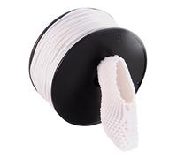 Bobina de filamento flexible y elástico TPU FilaFlex 82A original de Recreus para impresora 3D, 1.75 mm. 250 gr. Blanco