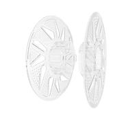 Bobina de filamento reutilizable y extraíble para impresora 3D, carrete reutilizable de plástico transparente apto para Bambu Lab de 1.75 mm, PETG, PLA, ABS, TPU de repuesto de 1 kg (filamento no