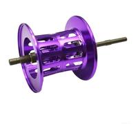 Bobina de fundición larga para Abu Garcia Bmax3 Pmax3 B3 P3 S3 Smax3 Orra2sx Omax3 Purmax3 Revo4, capacidad de línea de 170 m, metal (cerámica morado)