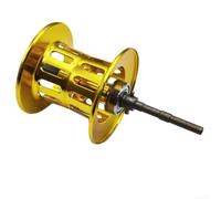 Bobina de fundición larga para Abu Garcia Bmax3 Pmax3 B3 P3 S3 Smax3 Orra2sx Omax3 Purmax3 Revo4, capacidad de línea de 170 m, metal (acero inoxidable dorado)