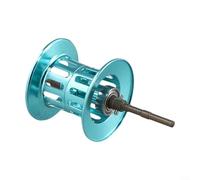 Bobina de fundición larga para Abu Garcia Bmax3 Pmax3 B3 P3 S3 Smax3 Orra2sx Omax3 Purmax3 Revo4, capacidad de línea de 170 m, metal (acero inoxidable azul)