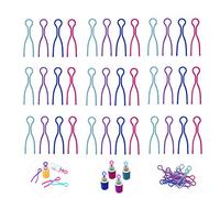 Bobina de Hilo,36 Piezas Hilo de Coser Clips de Plástico Portacarrete Colorido para Accesorios de Máquina de Coser 4 Colores Surtidos