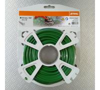 Bobina De Hilo Cuadrado Color Verde Oscuro STIHL Diámetro 4.0 Mm Desbrozadora