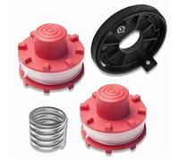 Bobina de hilo de repuesto de 2 piezas, 1 tapa de bobina de repuesto, 1 muelle de cabezal de recortador Einhell GE-CT 36/30Li E, accesorio para cortacésped, sustituye a Einhell 3405096 bobinas de
