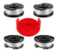 Bobina de hilo de repuesto para Einhell GE-CT 18/28 Li, bobina de hilo de repuesto para cortabordes Einhell GE-CT 18/260 Li, GE-CT 18/28 Li TC (4 bobinas + 1 tapa)